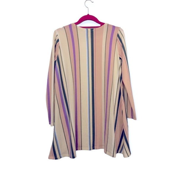 Lularoe Caroline Striped Cardigan - Picture 2 of 3